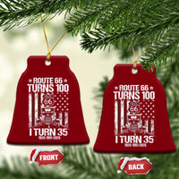 Route Highway 66 Turns 100 I Turn 35 Ceramic Ornament Vintage 1991 America Road Sign America Antique Car Lover 35th Birthday Gift