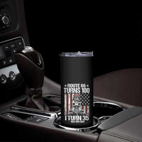 Route Highway 66 Turns 100 I Turn 35 Skinny Tumbler Vintage 1991 America Road Sign America Antique Car Lover 35th Birthday Gift