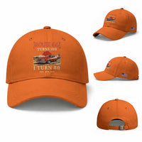 Route Highway 66 Turns 100 I Turn 80 Baseball Cap Vintage 1946 Road Sign 80th Birthday Muscle Car Lover Gift