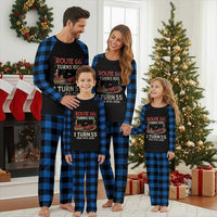 Route Highway 66 Turns 100 I Turn 55 Plaid Pajama Set Vintage 1971 Road Sign Classic Muscle Car Lover 55th Birthday Gift
