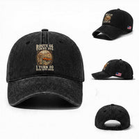Route Highway 66 Turns 100 I Turn 80 Washed Cotton Baseball Cap Vintage 1946 Road Sign Classic Pickup Truck Lover 80th Birthday Gift
