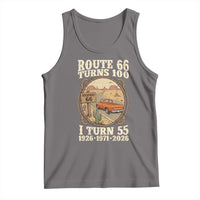 Route Highway 66 Turns 100 I Turn 55 Tank Top Vintage 1971 Road Sign Classic Pickup Truck Lover 55th Birthday Gift