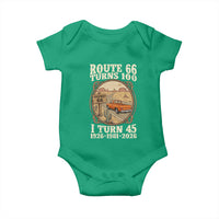 Route Highway 66 Turns 100 I Turn 45 Baby Onesie Vintage 1981 Road Sign Classic Pickup Truck Lover 45th Birthday Gift