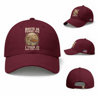 Route Highway 66 Turns 100 I Turn 45 Baseball Cap Vintage 1981 Road Sign Classic Pickup Truck Lover 45th Birthday Gift