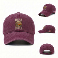 Route Highway 66 Turns 100 I Turn 35 Washed Cotton Baseball Cap Vintage 1991 Road Sign Classic Pickup Truck Lover 35th Birthday Gift