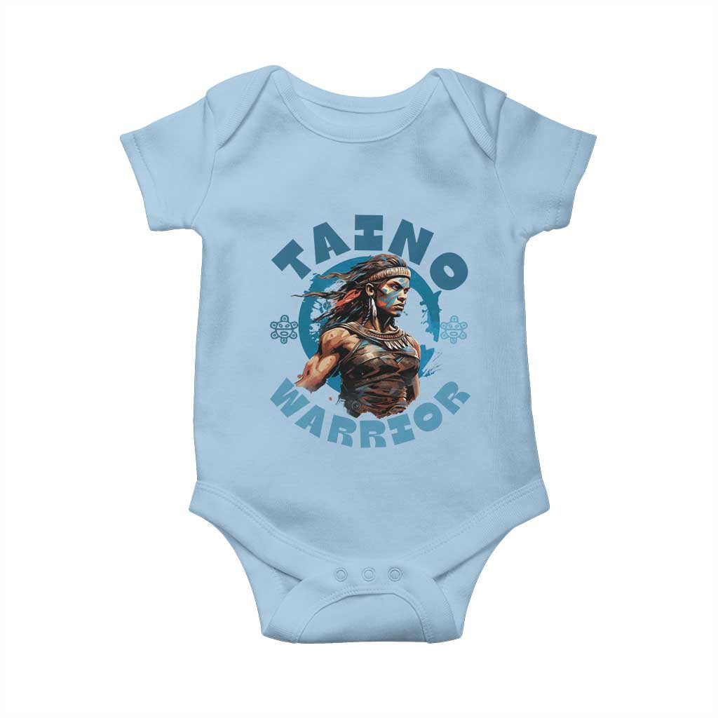 Taino Warrior Boricua Boriken Pride Indigenous Puerto Rican Baby Onesie - Wonder Print Shop