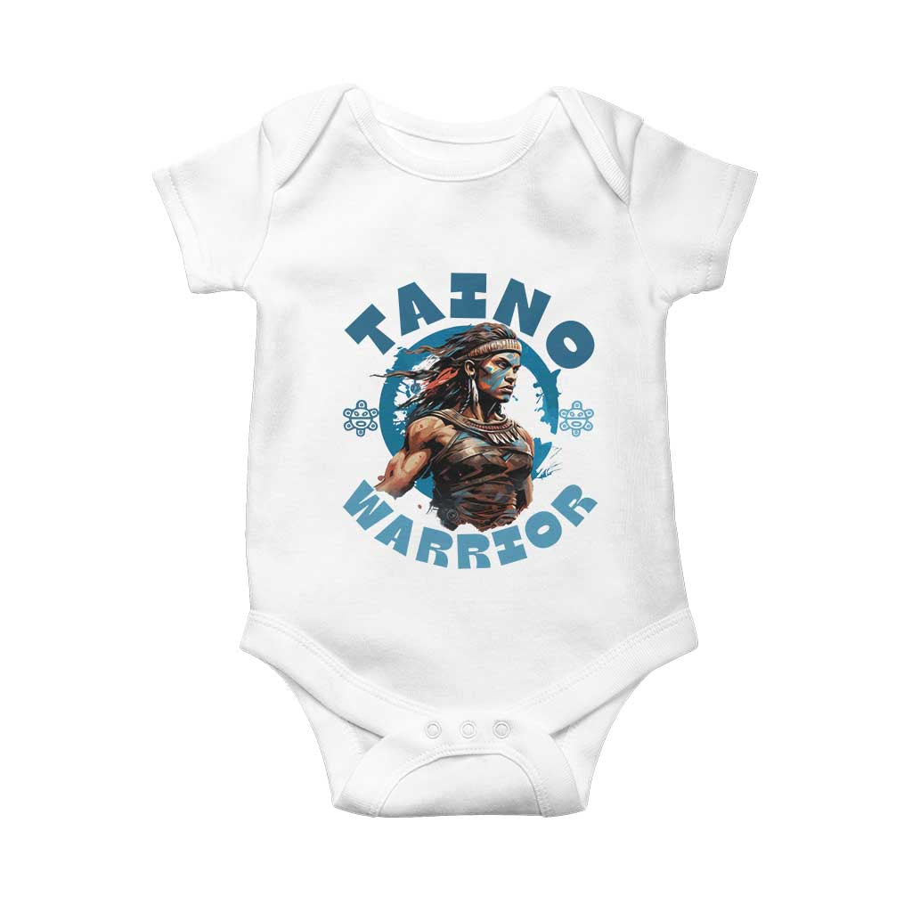 Taino Warrior Boricua Boriken Pride Indigenous Puerto Rican Baby Onesie - Wonder Print Shop