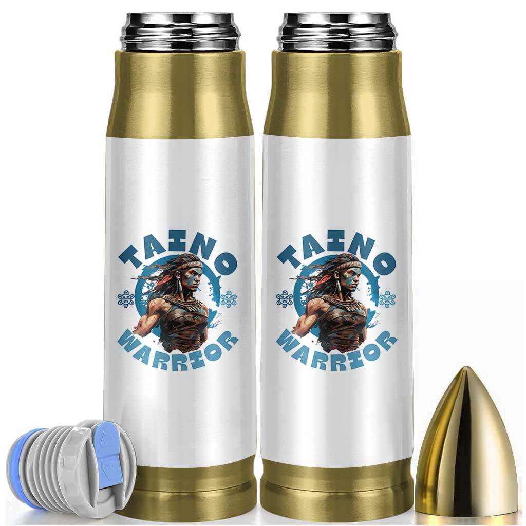 Taino Warrior Boricua Boriken Pride Indigenous Puerto Rican Bullet Tumbler
