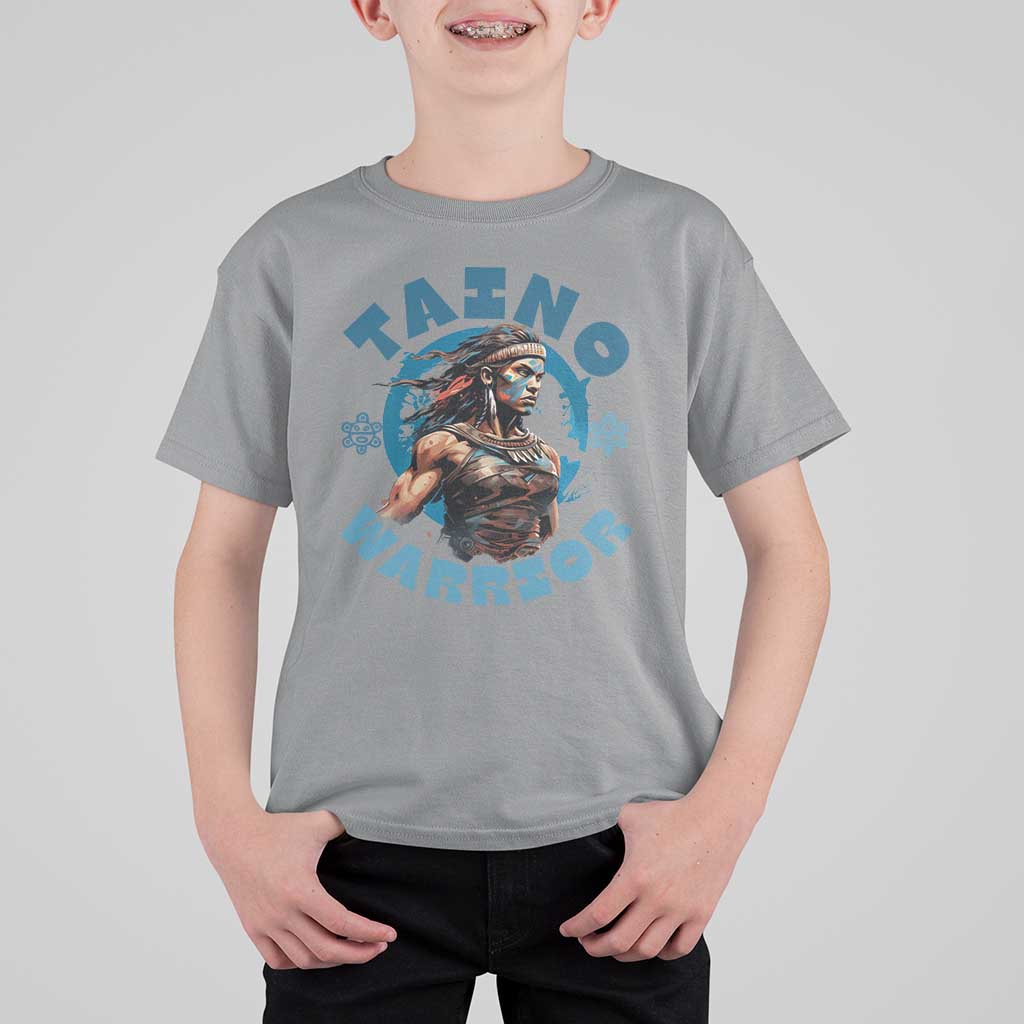 Taino Warrior Boricua Boriken Pride Indigenous Puerto Rican T Shirt For Kid - Wonder Print Shop