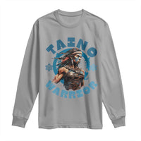 Taino Warrior Boricua Boriken Pride Indigenous Puerto Rican Long Sleeve Shirt - Wonder Print Shop