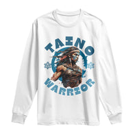 Taino Warrior Boricua Boriken Pride Indigenous Puerto Rican Long Sleeve Shirt - Wonder Print Shop