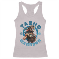 Taino Warrior Boricua Boriken Pride Indigenous Puerto Rican Racerback Tank Top - Wonder Print Shop
