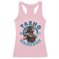 Taino Warrior Boricua Boriken Pride Indigenous Puerto Rican Racerback Tank Top - Wonder Print Shop