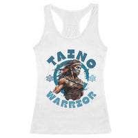 Taino Warrior Boricua Boriken Pride Indigenous Puerto Rican Racerback Tank Top - Wonder Print Shop