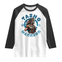 Taino Warrior Boricua Boriken Pride Indigenous Puerto Rican Raglan Shirt - Wonder Print Shop