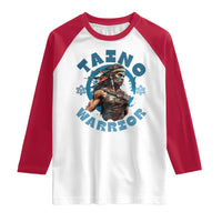 Taino Warrior Boricua Boriken Pride Indigenous Puerto Rican Raglan Shirt - Wonder Print Shop