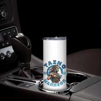 Taino Warrior Boricua Boriken Pride Indigenous Puerto Rican Skinny Tumbler