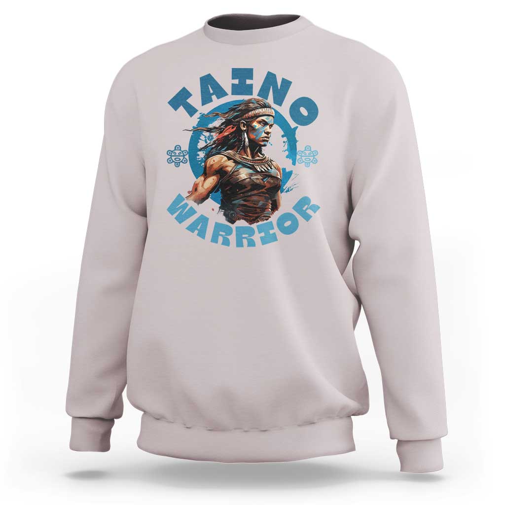 Taino Warrior Boricua Boriken Pride Indigenous Puerto Rican Sweatshirt - Wonder Print Shop