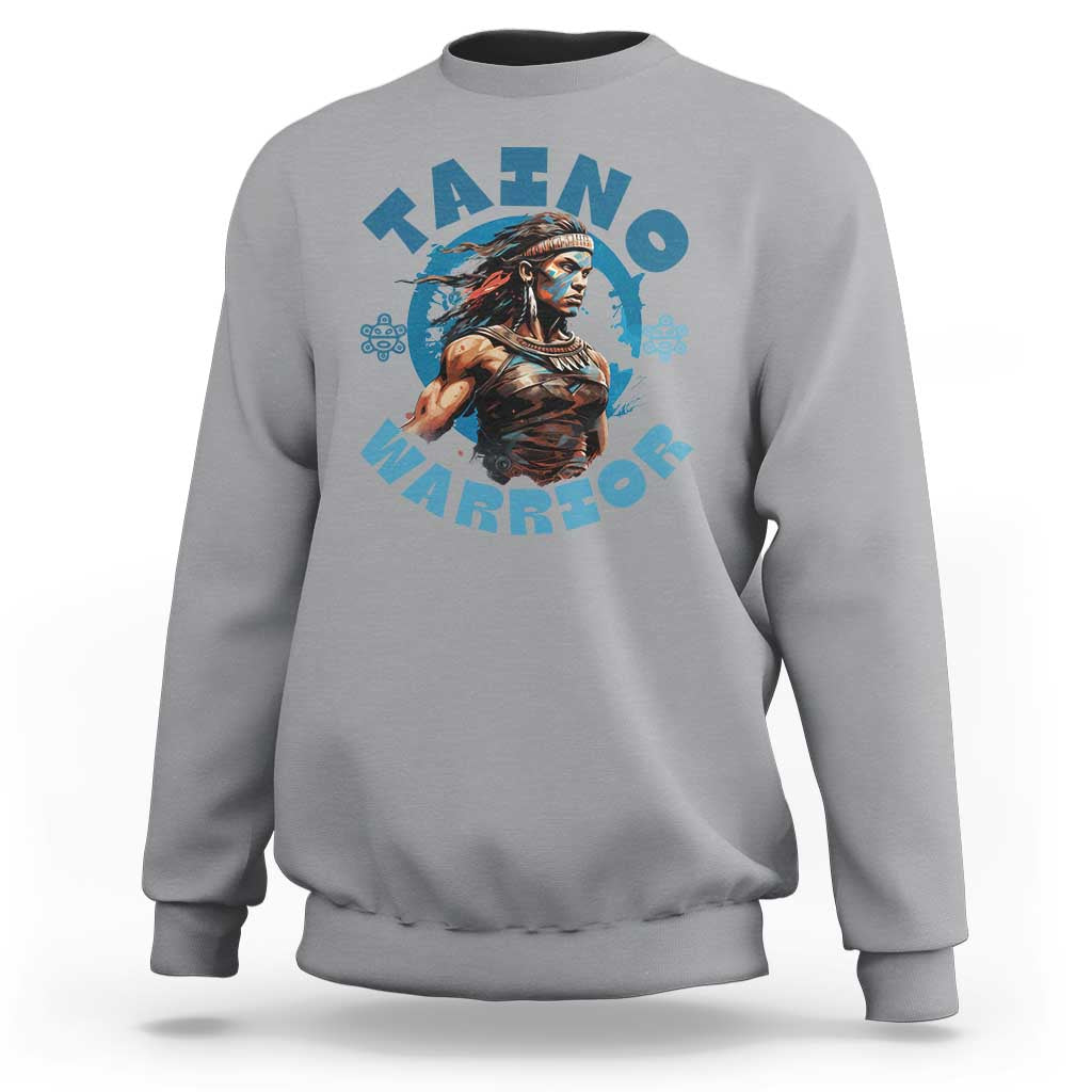 Taino Warrior Boricua Boriken Pride Indigenous Puerto Rican Sweatshirt - Wonder Print Shop