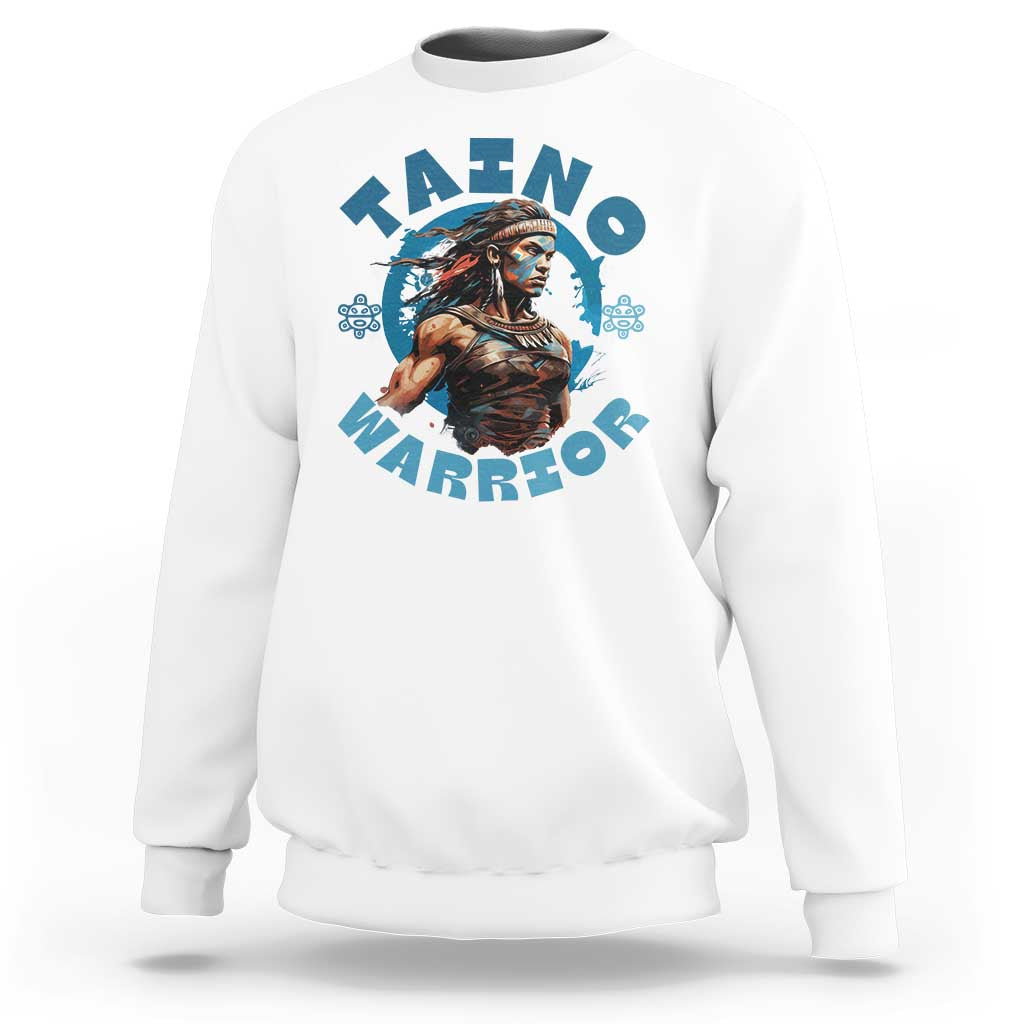 Taino Warrior Boricua Boriken Pride Indigenous Puerto Rican Sweatshirt - Wonder Print Shop