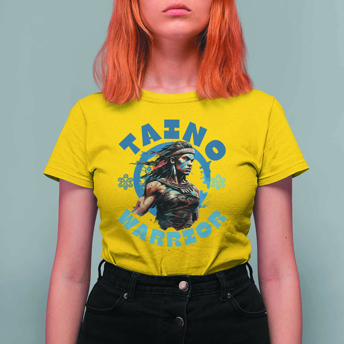 Taino Warrior Boricua Boriken Pride Indigenous Puerto Rican T Shirt For Women - Wonder Print Shop