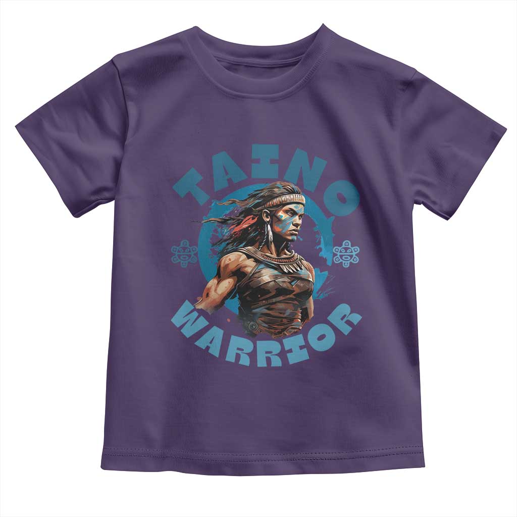 Taino Warrior Boricua Boriken Pride Indigenous Puerto Rican Toddler T Shirt - Wonder Print Shop