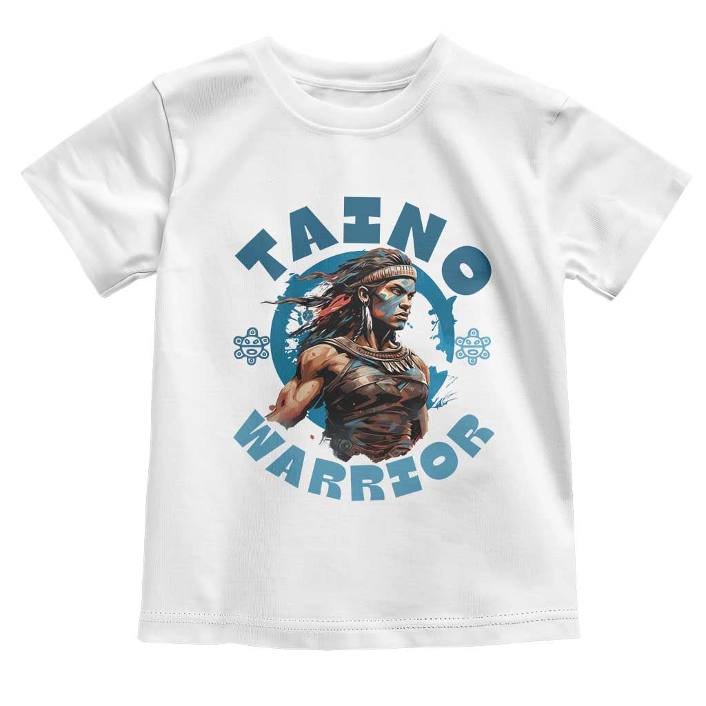 Taino Warrior Boricua Boriken Pride Indigenous Puerto Rican Toddler T Shirt - Wonder Print Shop