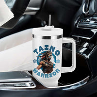 Taino Warrior Boricua Boriken Pride Indigenous Puerto Rican Tumbler With Handle