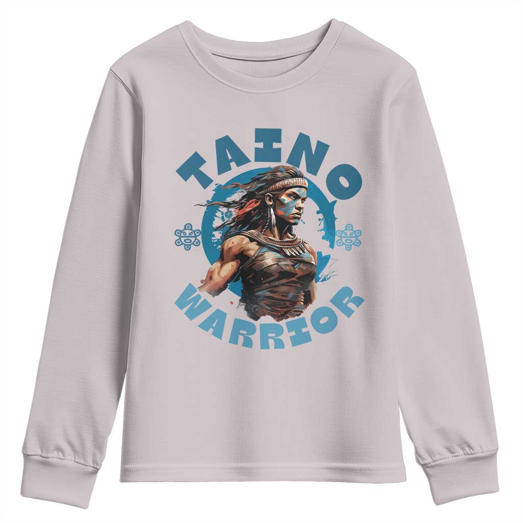 Taino Warrior Boricua Boriken Pride Indigenous Puerto Rican Youth Sweatshirt - Wonder Print Shop