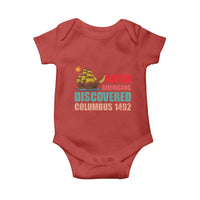 Native American Discovered Columbus 1492 Baby Onesie Indigenous People - Wonder Print Shop