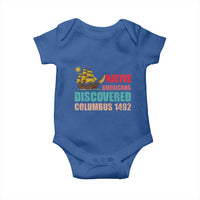 Native American Discovered Columbus 1492 Baby Onesie Indigenous People - Wonder Print Shop