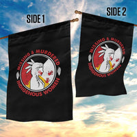 MMIW Missing and Murdered Indigenous Women Red Hand Garden Flag - Wonder Print Shop