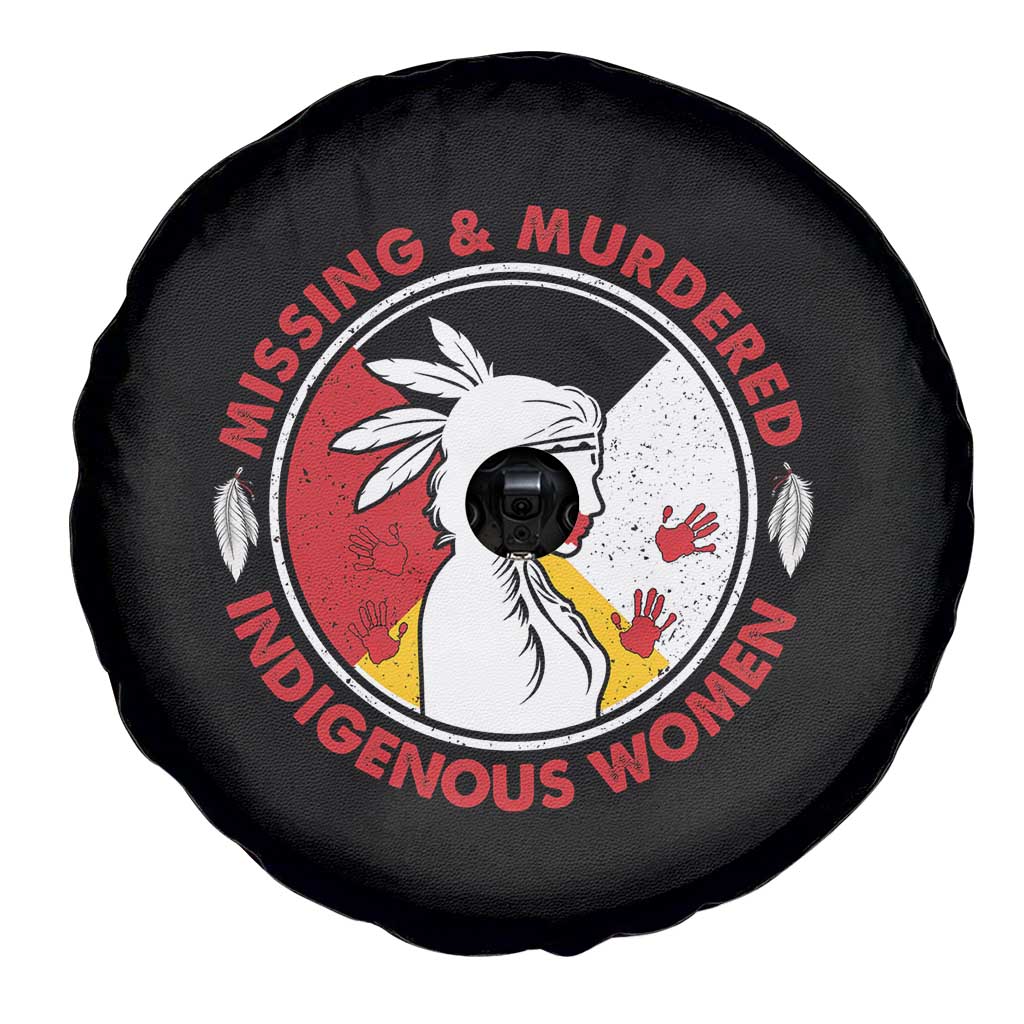 MMIW Missing and Murdered Indigenous Women Red Hand Spare Tire Cover - Wonder Print Shop