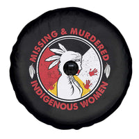 MMIW Missing and Murdered Indigenous Women Red Hand Spare Tire Cover - Wonder Print Shop