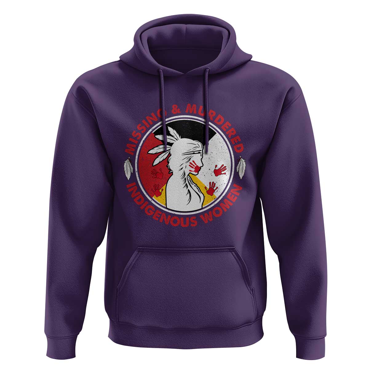 MMIW Missing and Murdered Indigenous Women Red Hand Hoodie - Wonder Print Shop