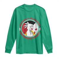 MMIW Missing and Murdered Indigenous Women Red Hand Long Sleeve Shirt - Wonder Print Shop