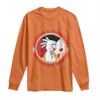 MMIW Missing and Murdered Indigenous Women Red Hand Long Sleeve Shirt - Wonder Print Shop