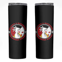 MMIW Missing and Murdered Indigenous Women Red Hand Skinny Tumbler