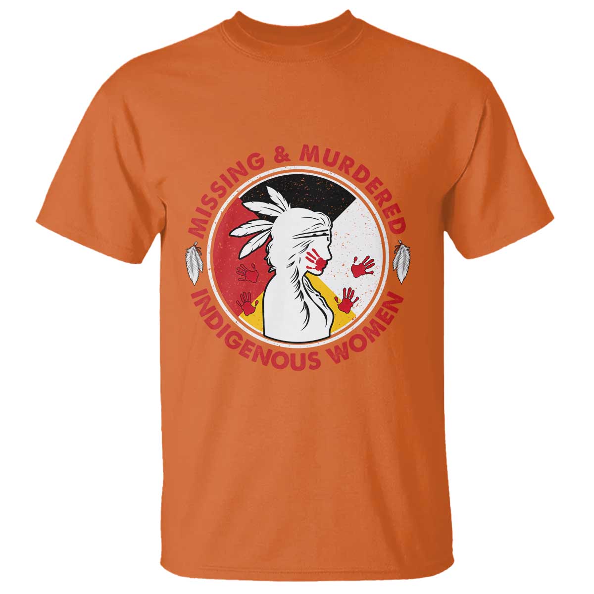 MMIW Missing and Murdered Indigenous Women Red Hand T Shirt - Wonder Print Shop