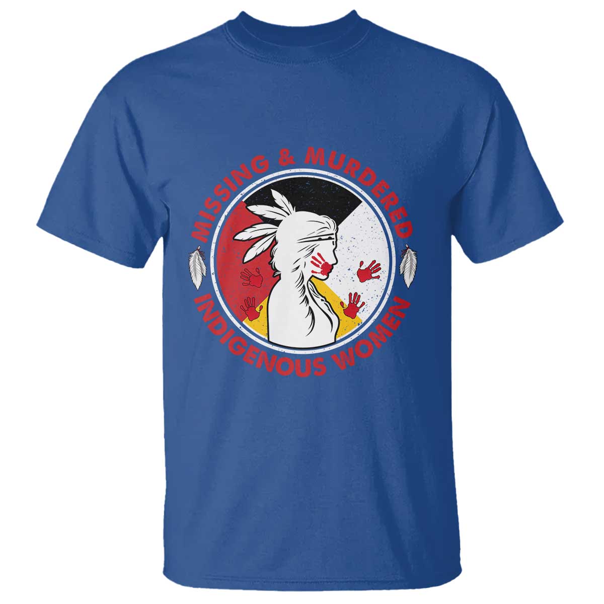 MMIW Missing and Murdered Indigenous Women Red Hand T Shirt - Wonder Print Shop