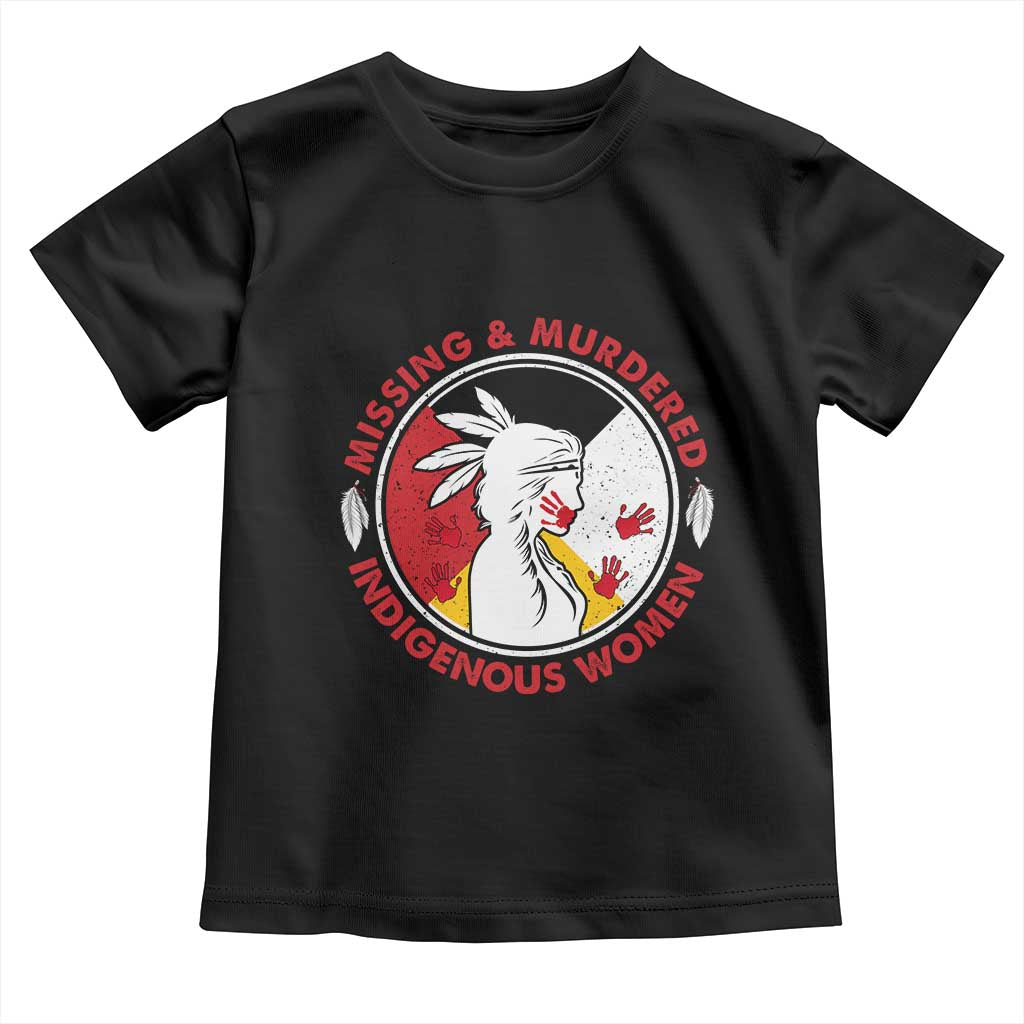 MMIW Missing and Murdered Indigenous Women Red Hand Toddler T Shirt - Wonder Print Shop