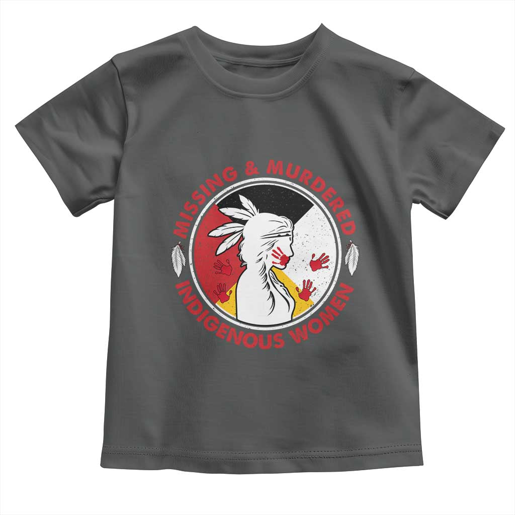 MMIW Missing and Murdered Indigenous Women Red Hand Toddler T Shirt - Wonder Print Shop
