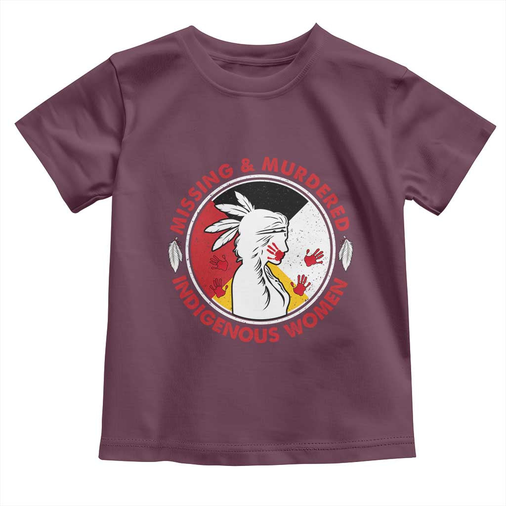 MMIW Missing and Murdered Indigenous Women Red Hand Toddler T Shirt - Wonder Print Shop