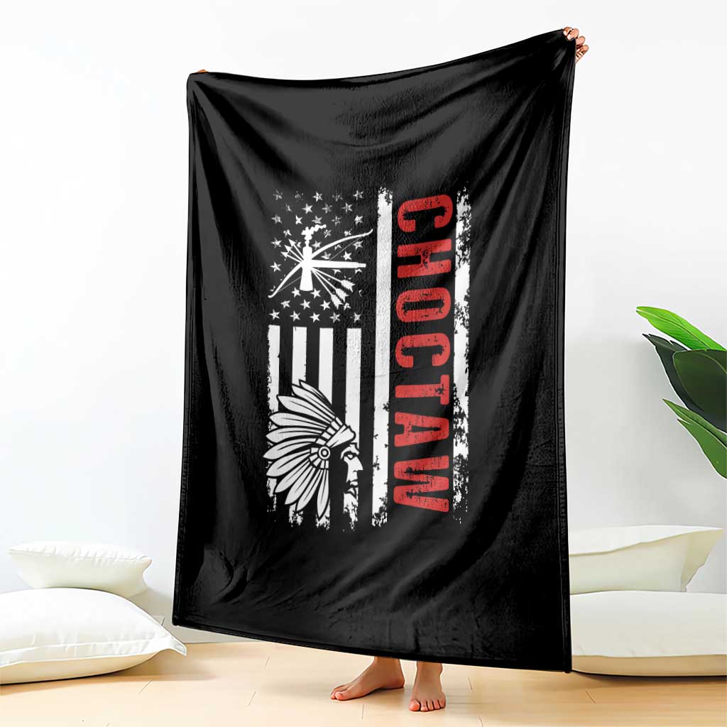 Choctaw Tribe Native American Day Indigenous Peoples Day Throw Blanket - Wonder Print Shop