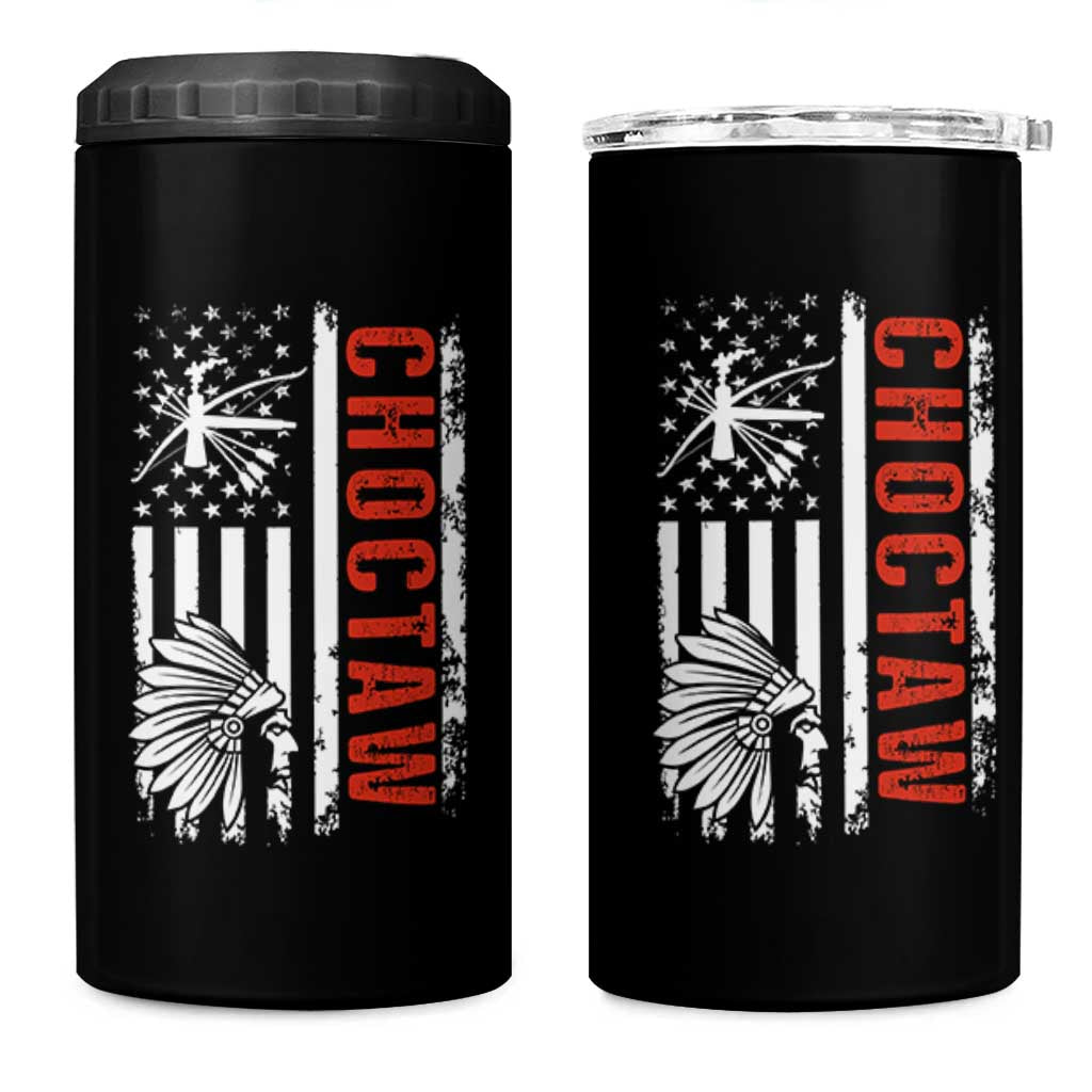 Choctaw Tribe Native American Day Indigenous Peoples Day 4 in 1 Can Cooler Tumbler