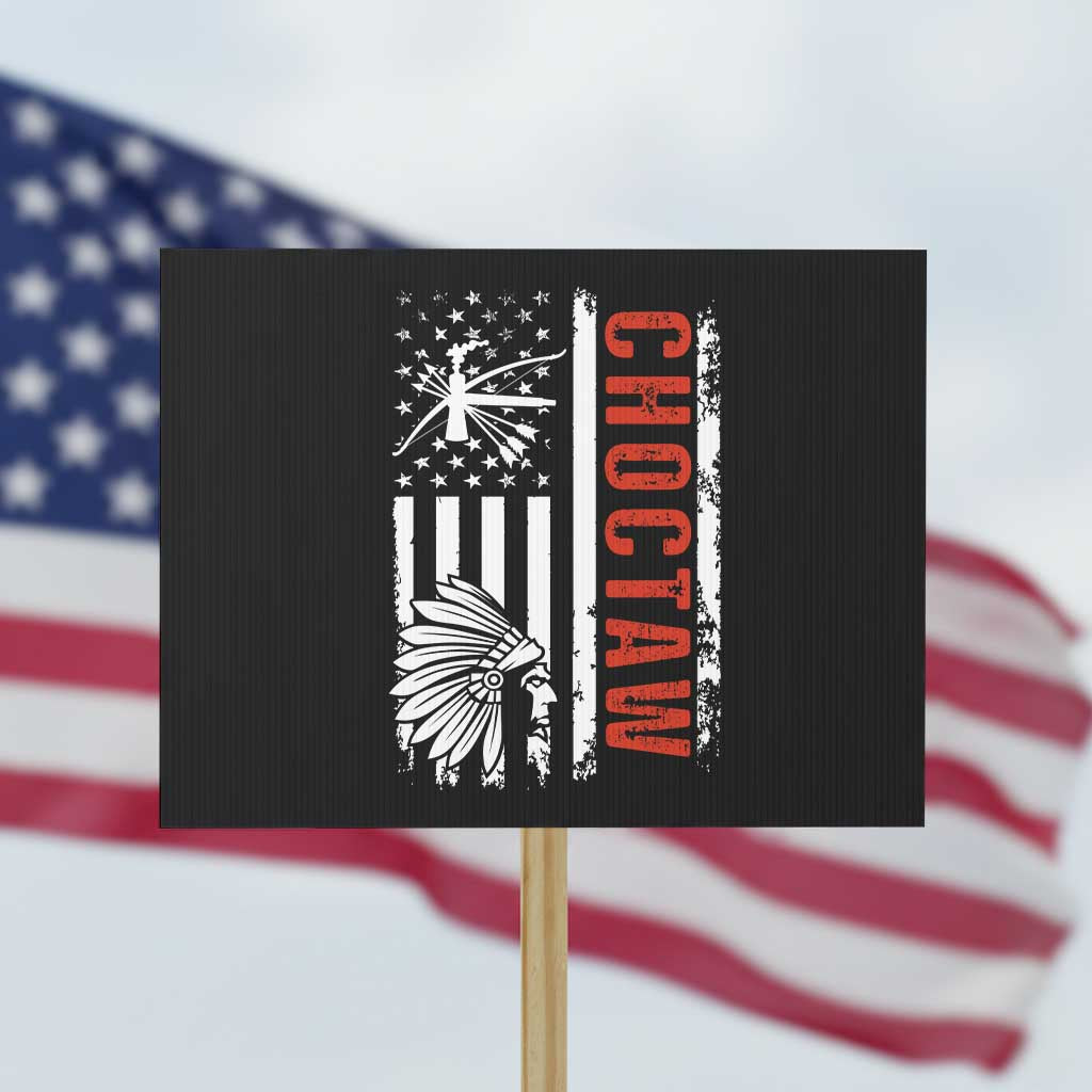 Choctaw Tribe Native American Day Indigenous Peoples Day Protest Sign - Wonder Print Shop