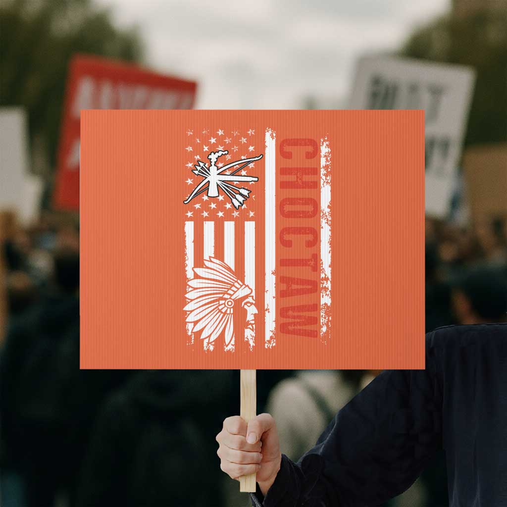 Choctaw Tribe Native American Day Indigenous Peoples Day Protest Sign - Wonder Print Shop