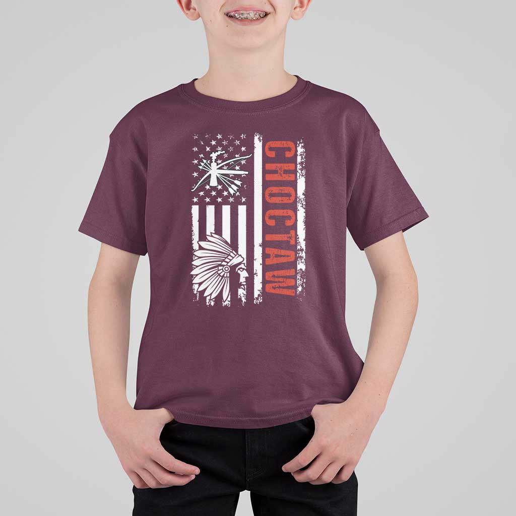 Choctaw Tribe Native American Day Indigenous Peoples Day T Shirt For Kid - Wonder Print Shop