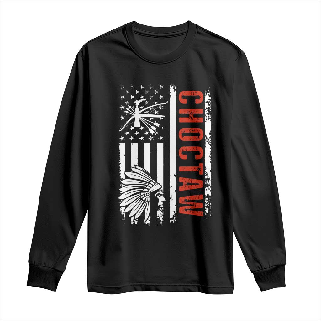 Choctaw Tribe Native American Day Indigenous Peoples Day Long Sleeve Shirt - Wonder Print Shop