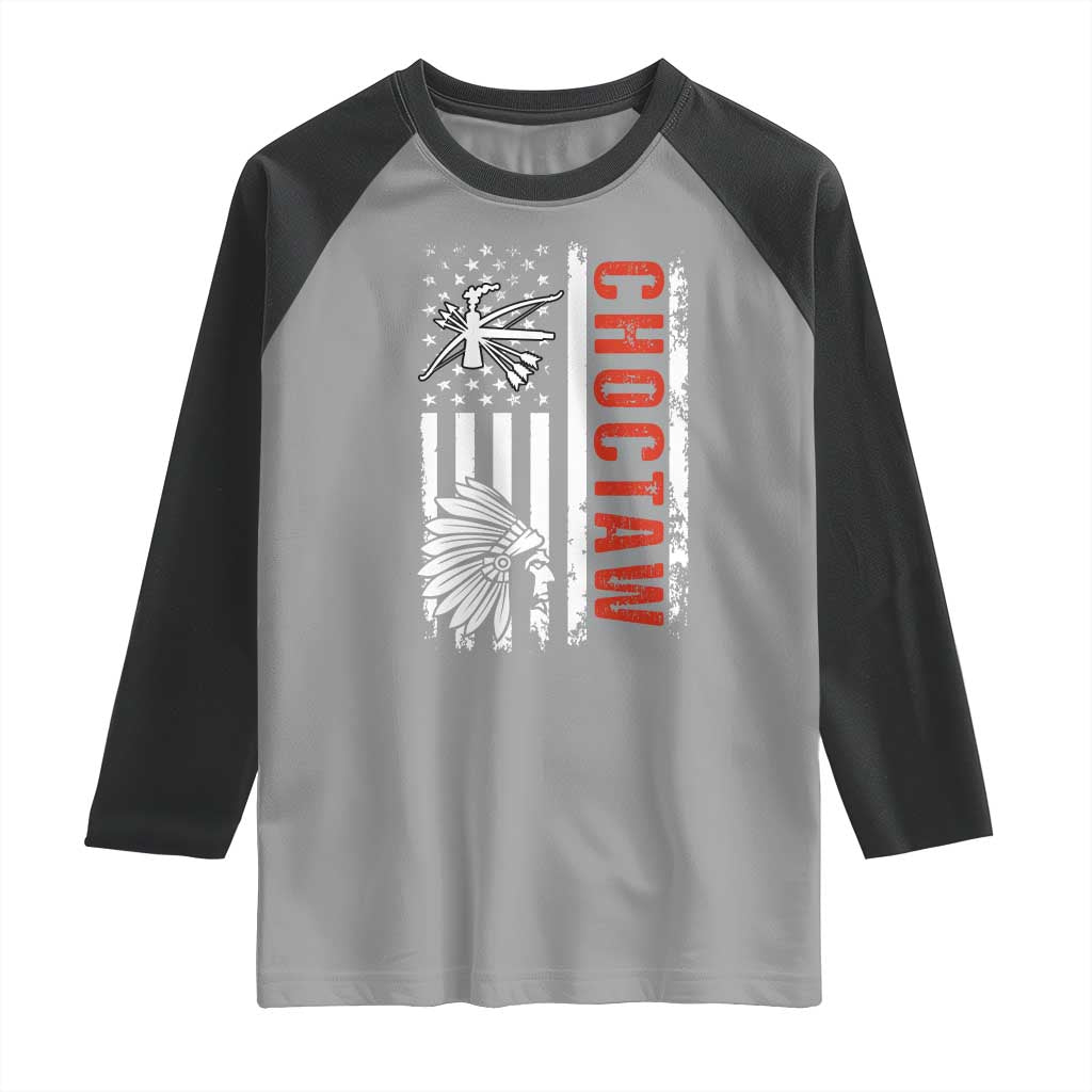 Choctaw Tribe Native American Day Indigenous Peoples Day Raglan Shirt - Wonder Print Shop